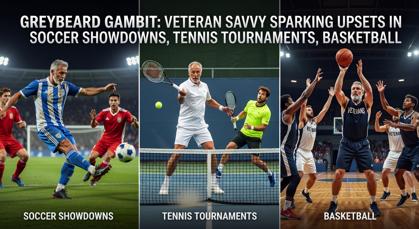 Veteran tennis player executes a masterful drop shot against a frustrated younger rival on clay courts during a tournament upset