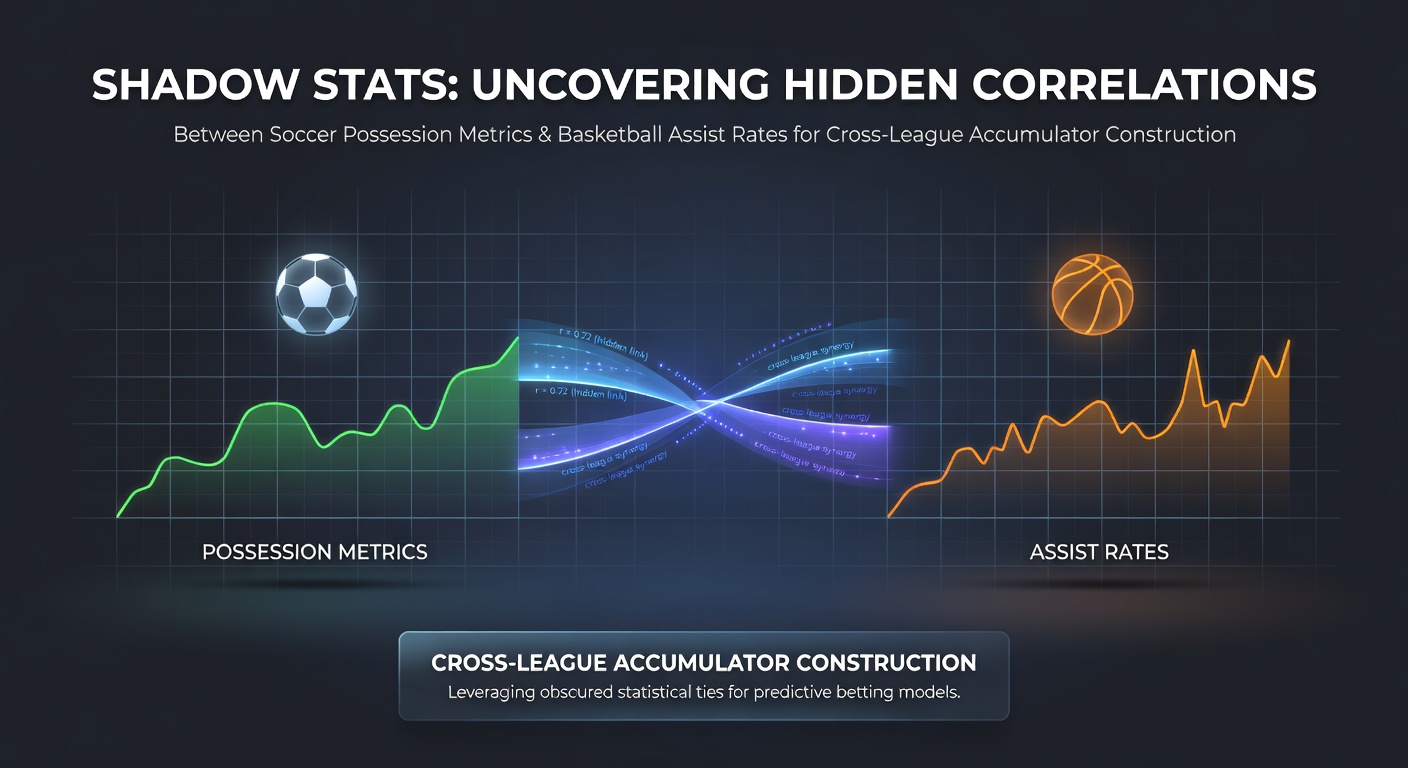 Data visualization showing soccer possession metrics overlaid with basketball assist trends across multiple leagues